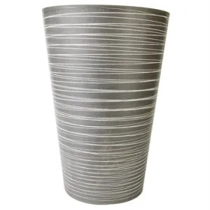 12" Tall Planter Light Grey