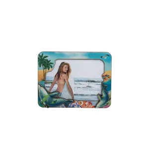 5 in. x 7 in. Polyresin Dolphin Dream Picture Frame