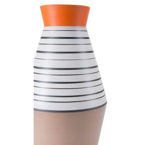 8.1" x 8.1" x 16.7" Multicolor, Ceramic, Large Vase