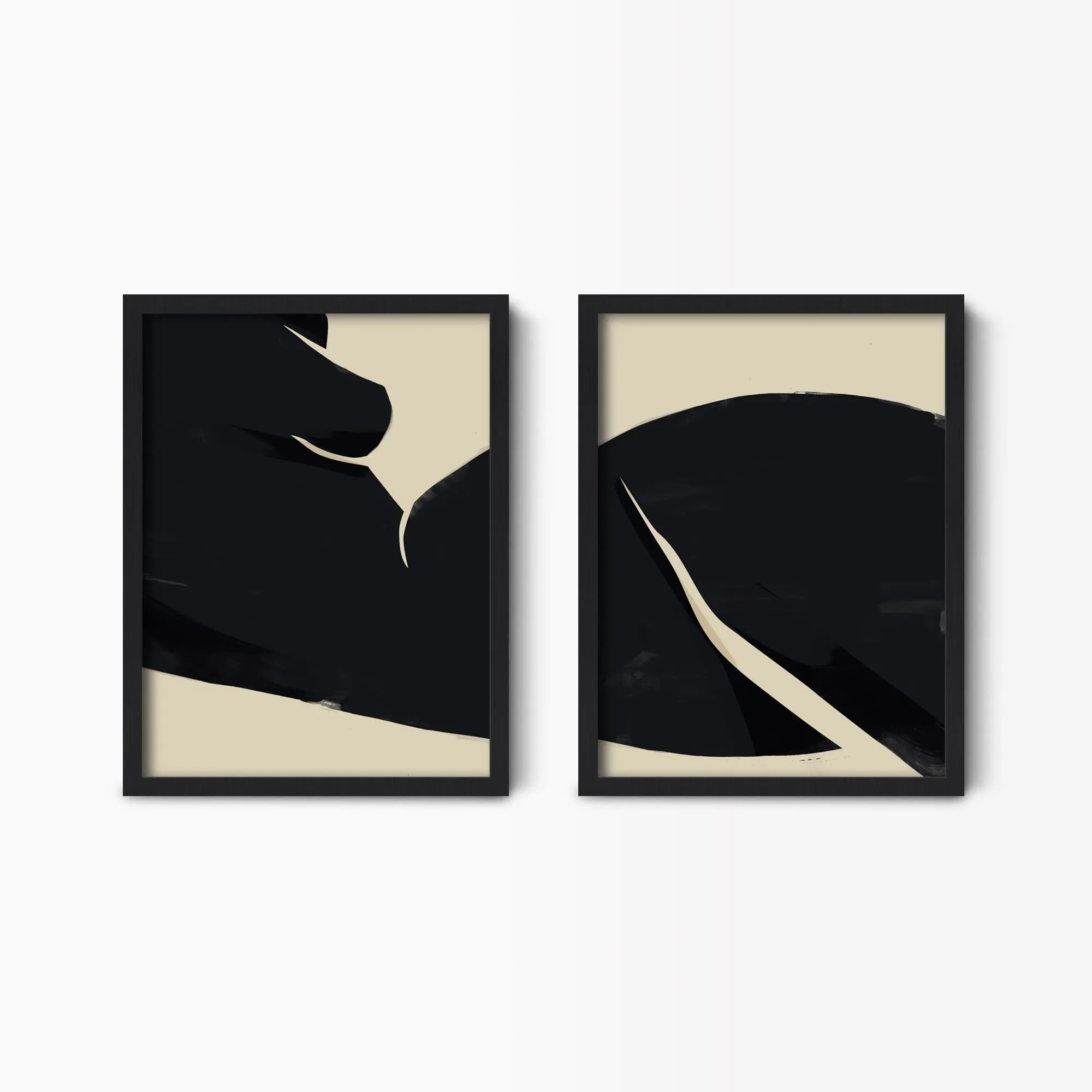 Abstract Figure Wall Art Set