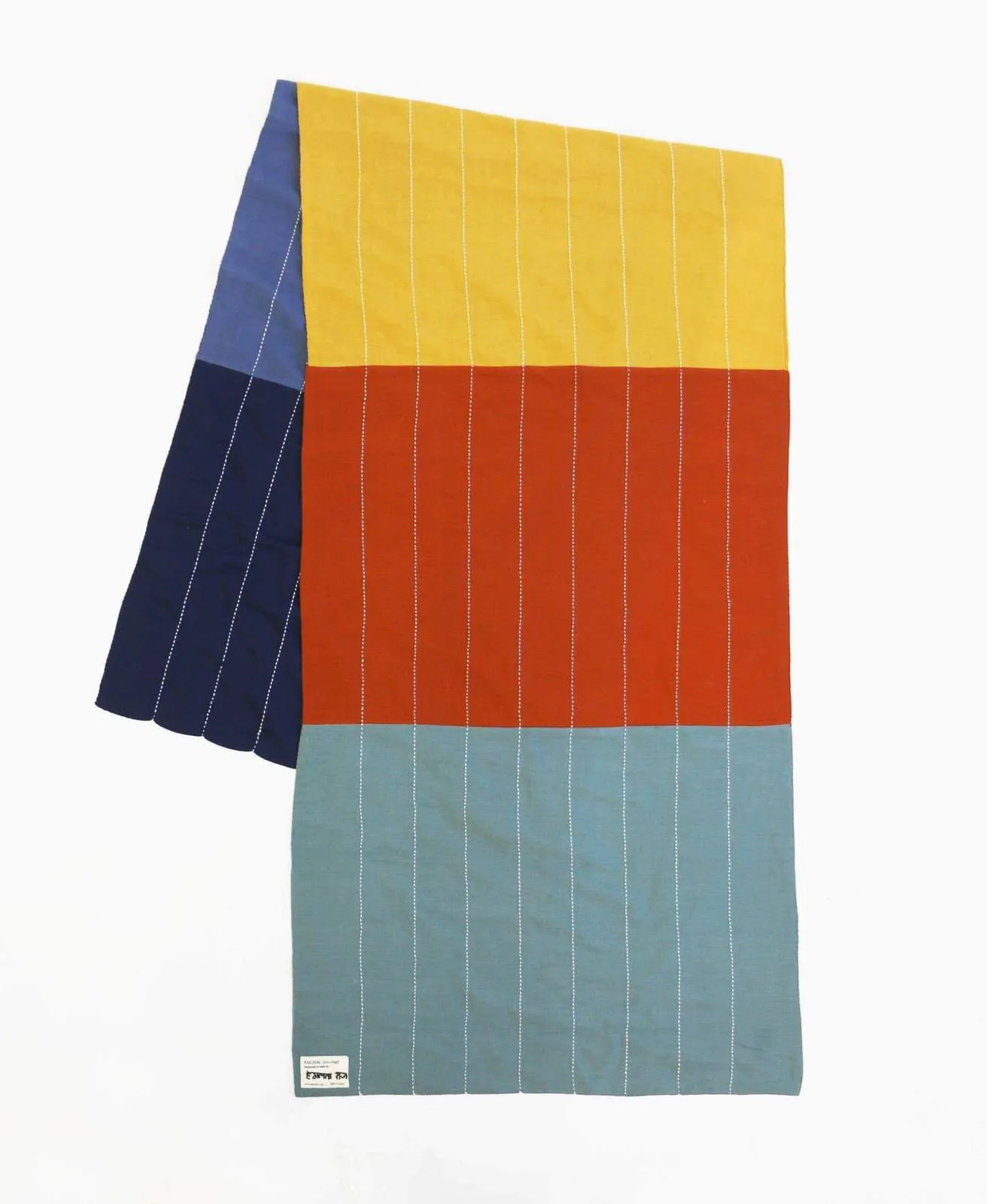 Anchal Scarf: Rainbow Colorblock