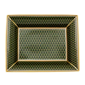 Antler Trellis Green Trinket Tray