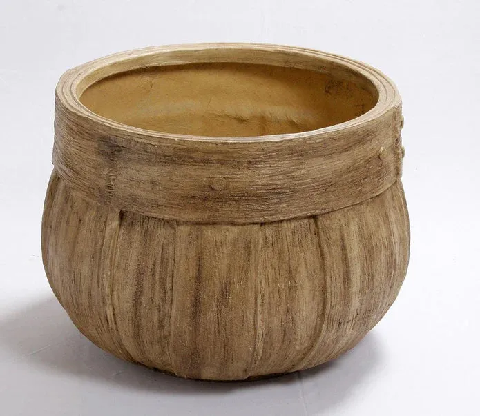 Barrel Planter Fiber Planter