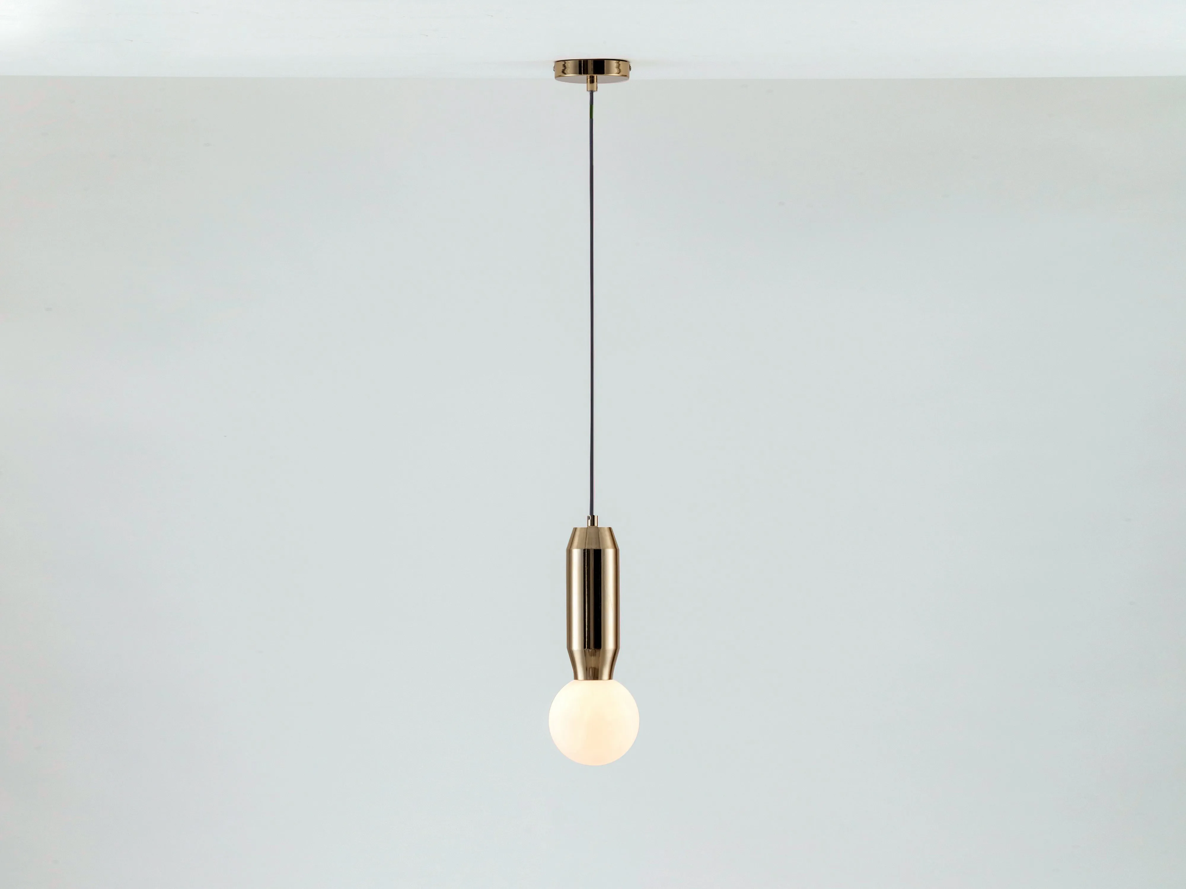 Brass pendant ceiling light