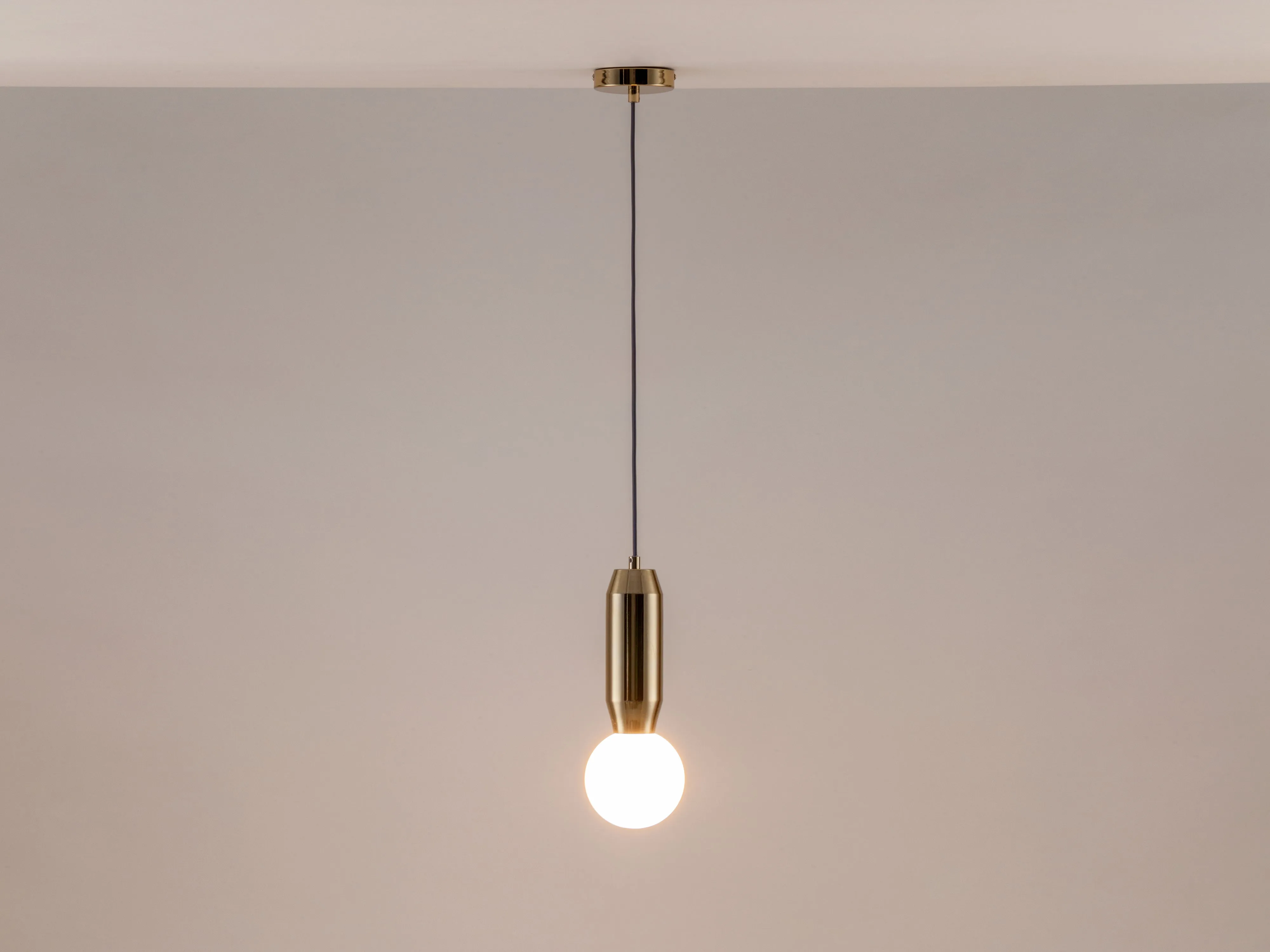 Brass pendant ceiling light