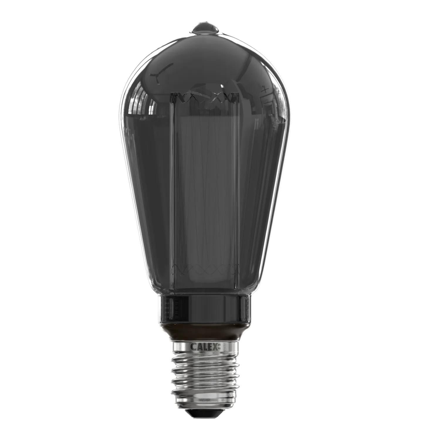 Calex Crown Series Filament LED Lamp - E27 - ST64 - Titanium - 3.5W - Dimmable