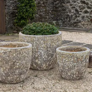 Campania International Caipirinha Planter in Sahara set of 3