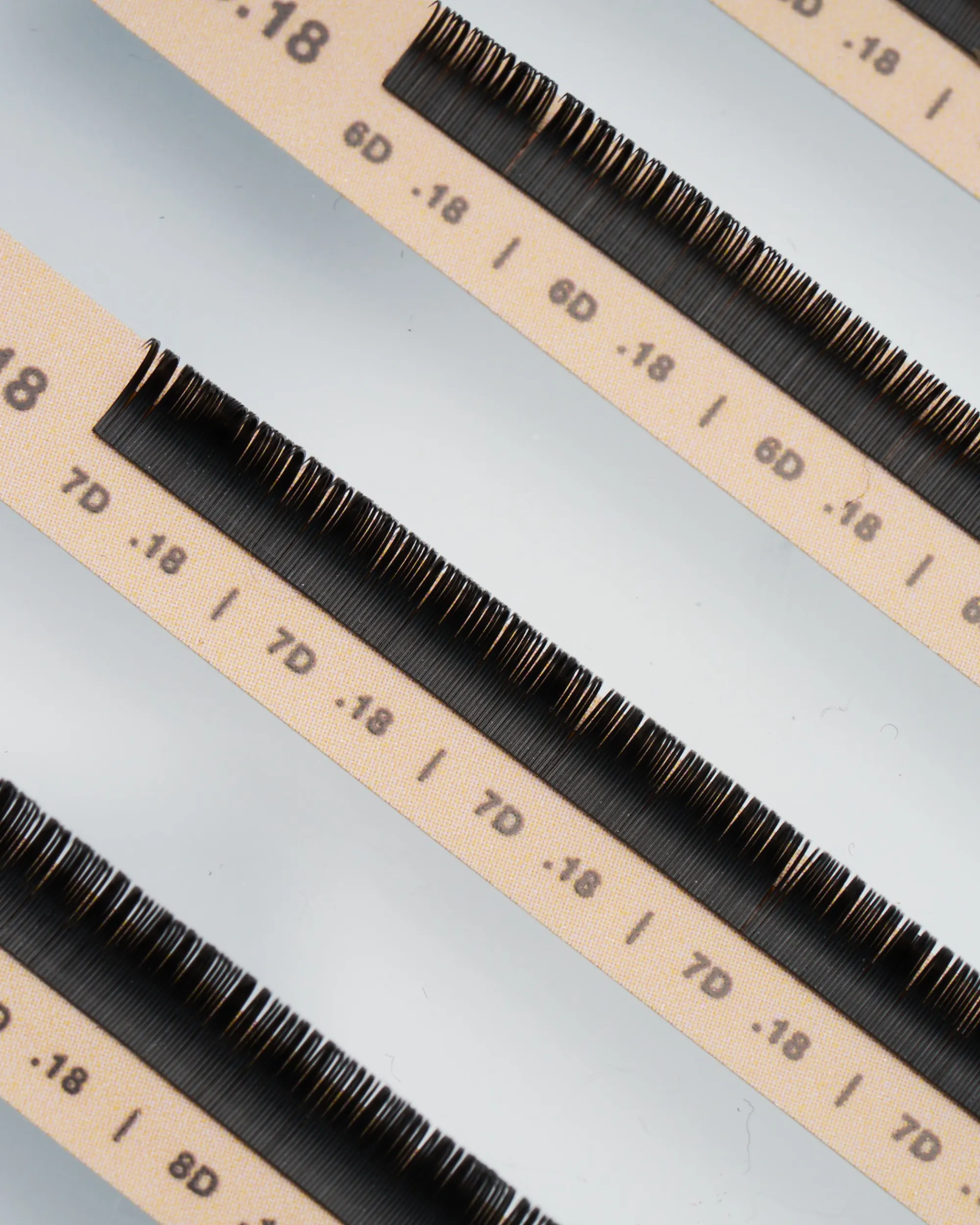 CC-Curl Flat Lashes (Single-Length Trays)