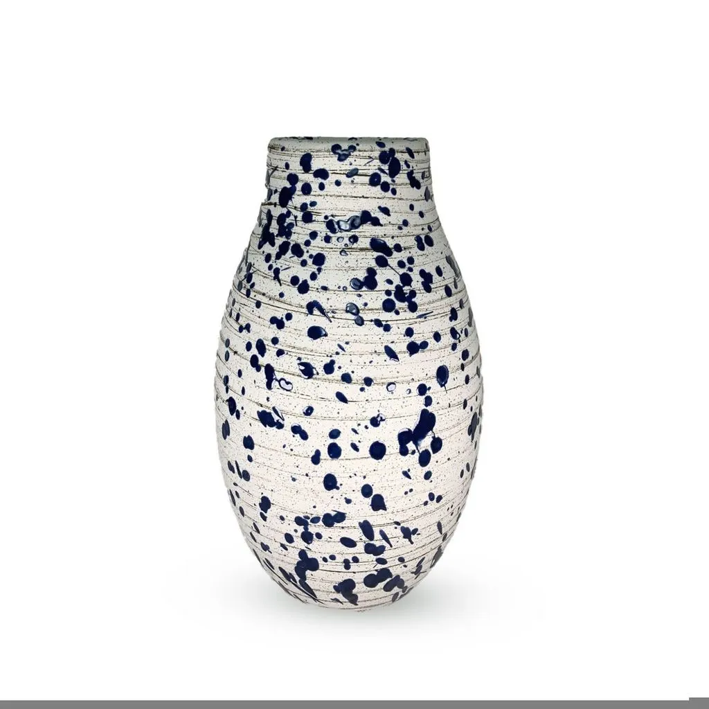 Ceramic Vase - Decorative - Home Decor - Abstract - Modern Luxury - Chic Home Accent - Boho Style