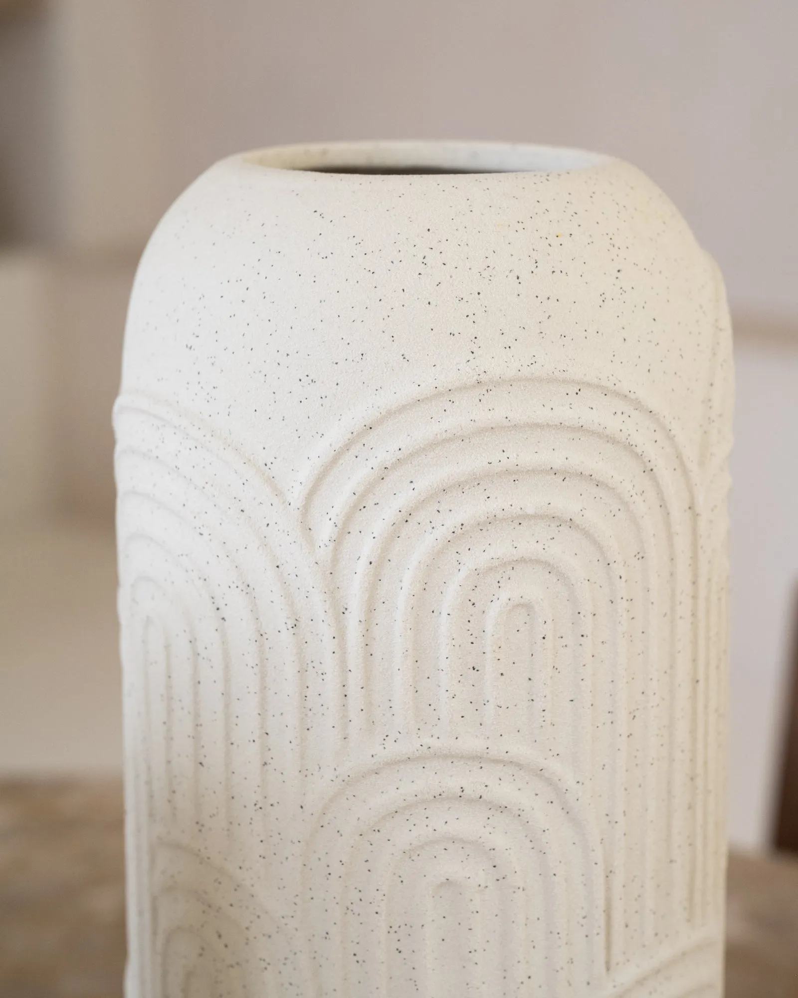 Ceramic Vase Diego Creme