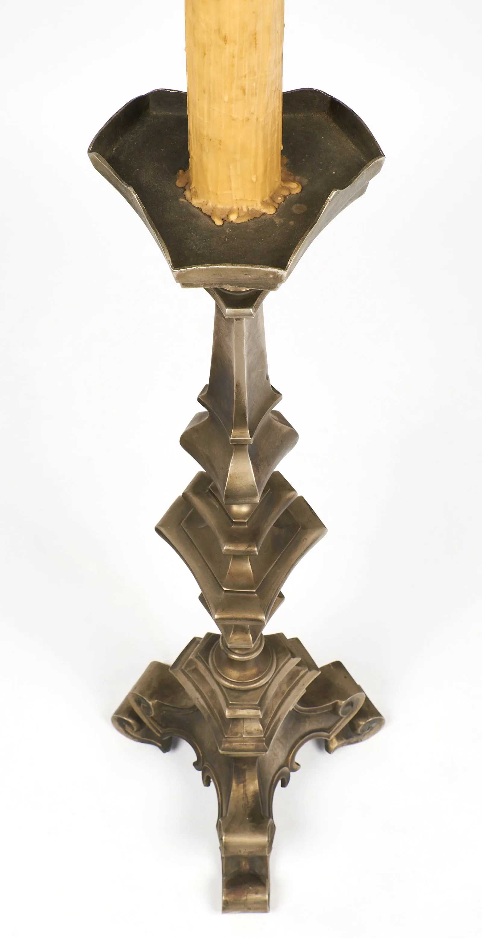 Circa 1950, Brass Spanish Floor Lamp