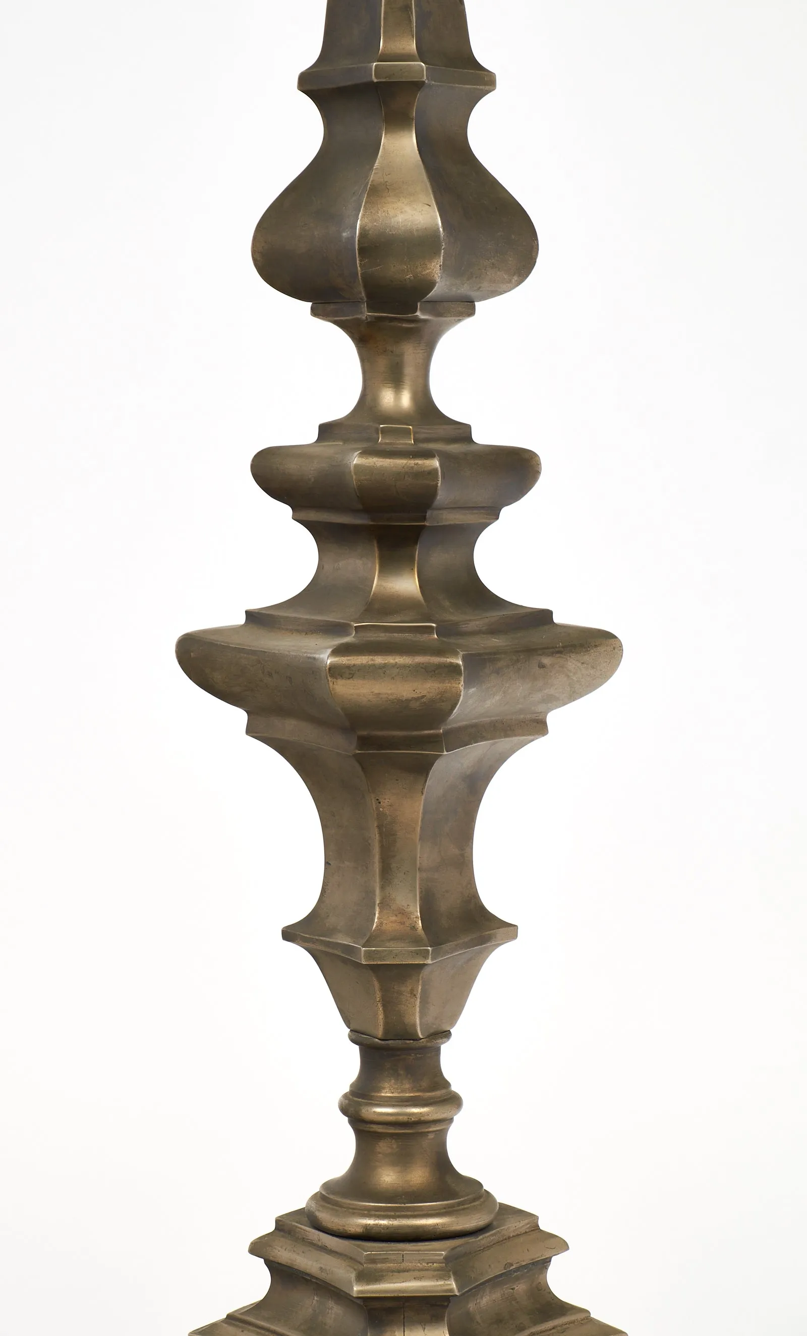 Circa 1950, Brass Spanish Floor Lamp