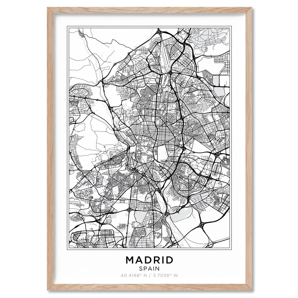 City Map | MADRID - Art Print