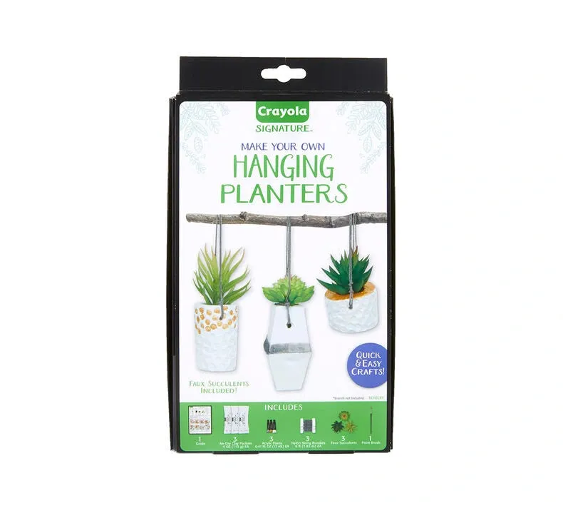 Crayola - Signature DIY Hanging Planter Craft Kit