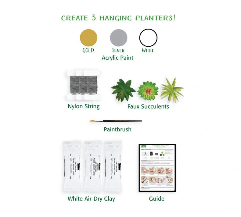 Crayola - Signature DIY Hanging Planter Craft Kit