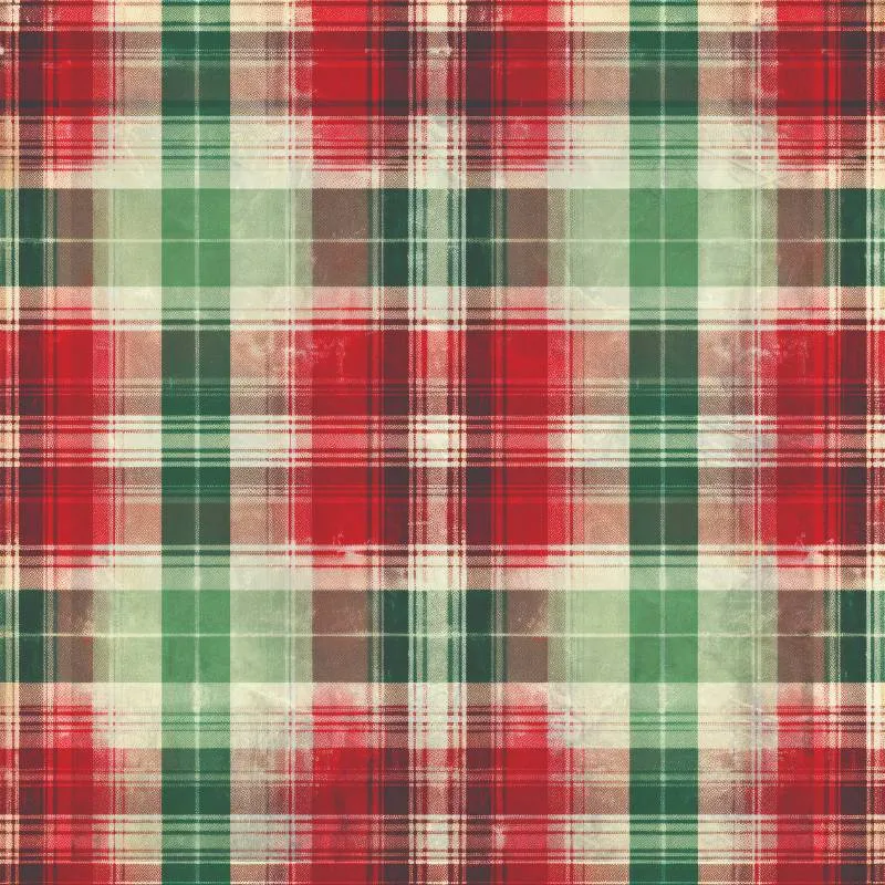 Creative Expressions Taylor Made Journals Double-Sided Paper Pad 8"x 8" - Christmas Plaid