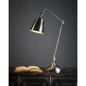 Cuba Table Lamp in Silver