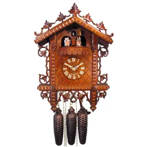 Cuckoo Clock - 8-Day Station House - August Schwer