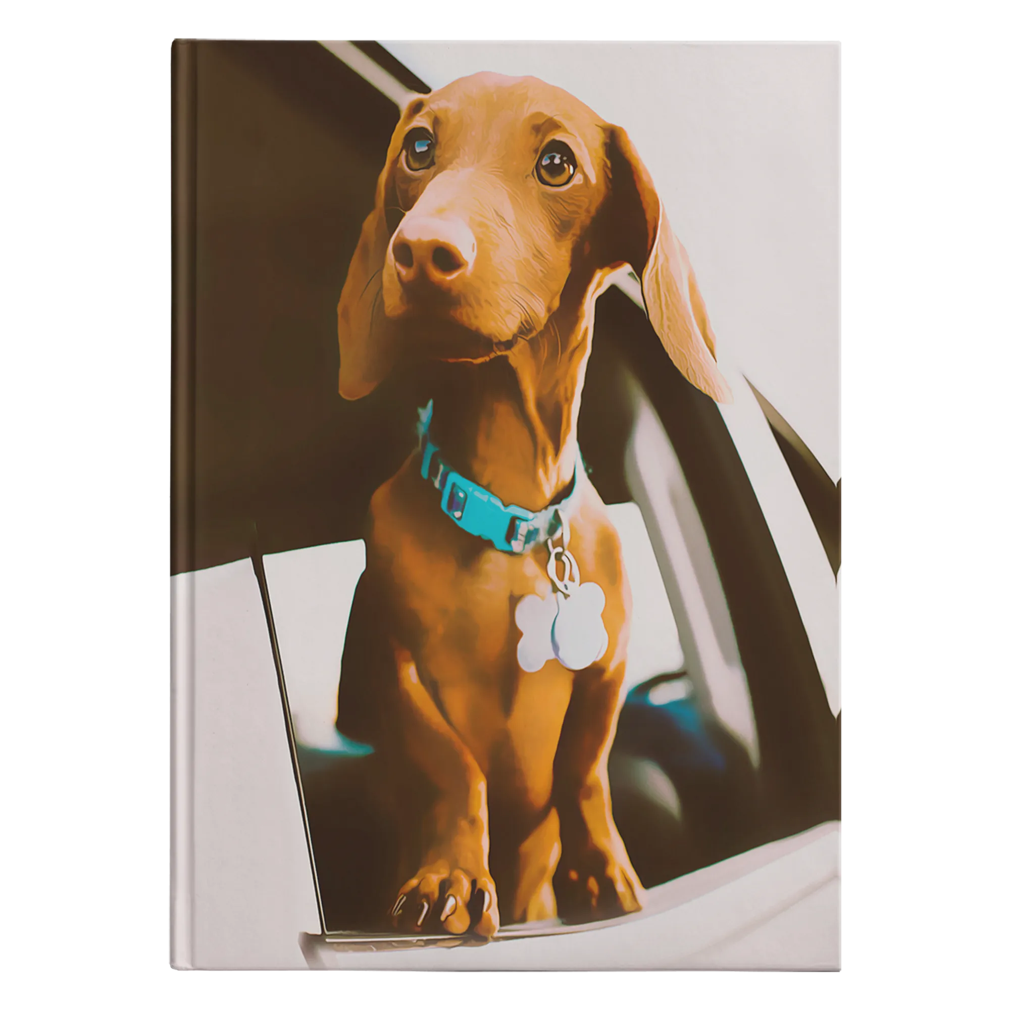 Custom Personalized Dachshund Photo Journal Notebook - Turn Your Photos into a Limited Edition Stationary Diary