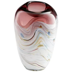 Cyan Design 10297 Sao Vase - Purple And White - Small