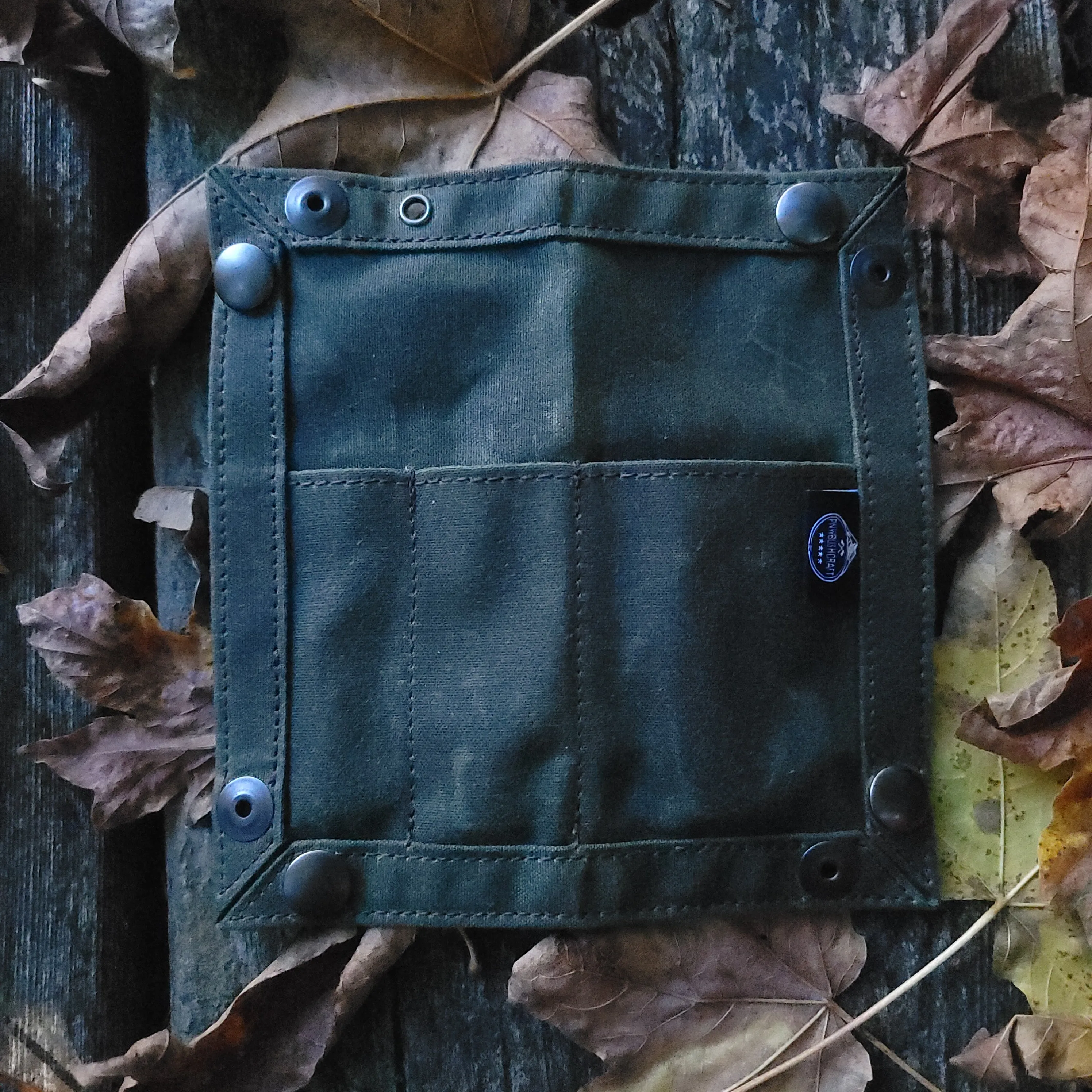 EDC Waxed Canvas Travel Tray for your Gear and EDC 3.0 Deeper Pocket *New Size*