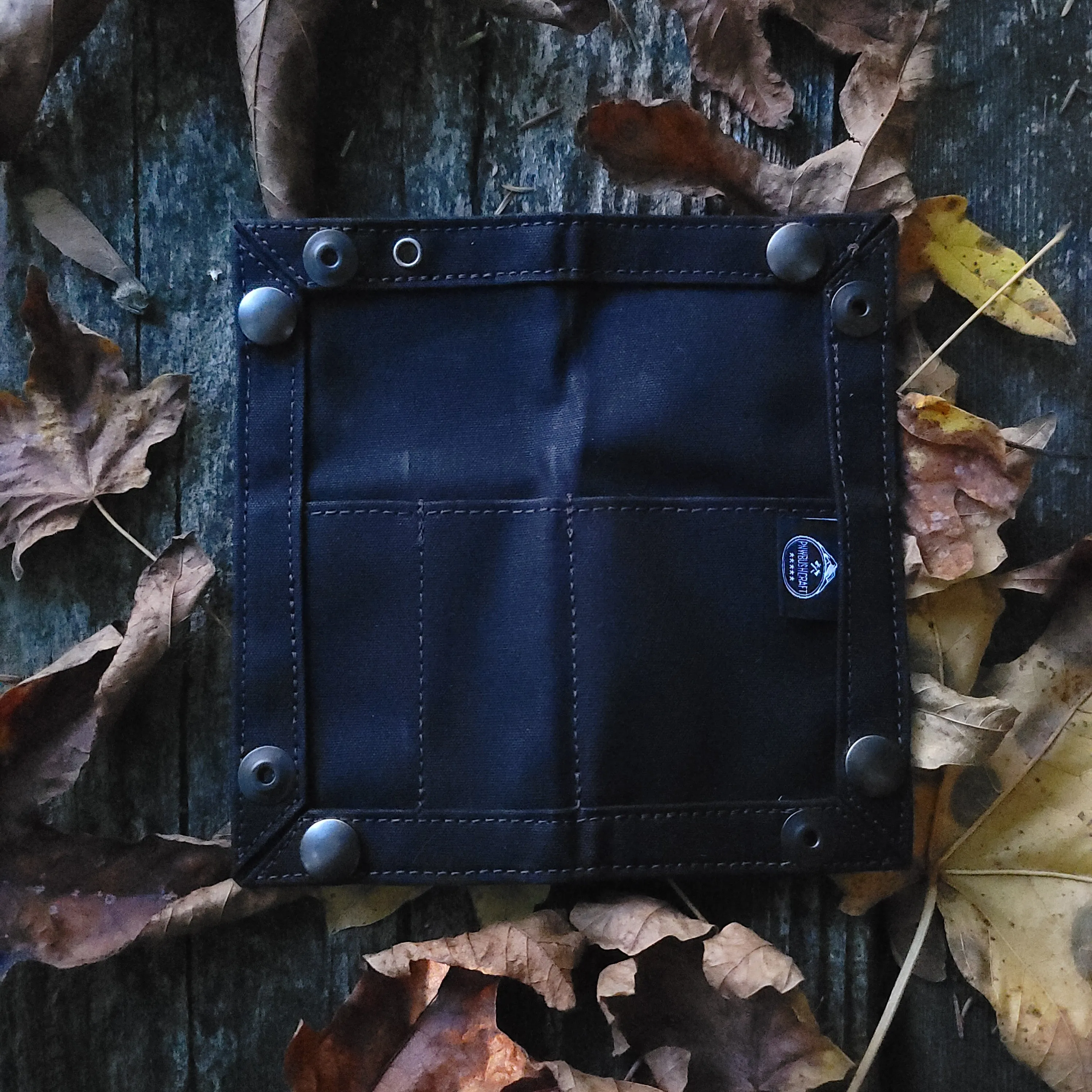 EDC Waxed Canvas Travel Tray for your Gear and EDC 3.0 Deeper Pocket *New Size*