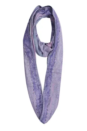 Enchanting Lavender Paisley Jacquard Scarf