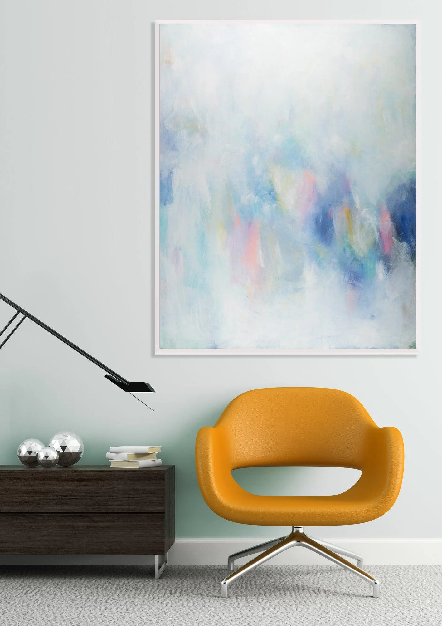 Extra large wall art, Abstract art print, canvas print, office print wall art, landscape art by CamiloMattis