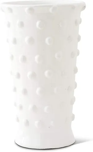 GLAZED DOT VASE