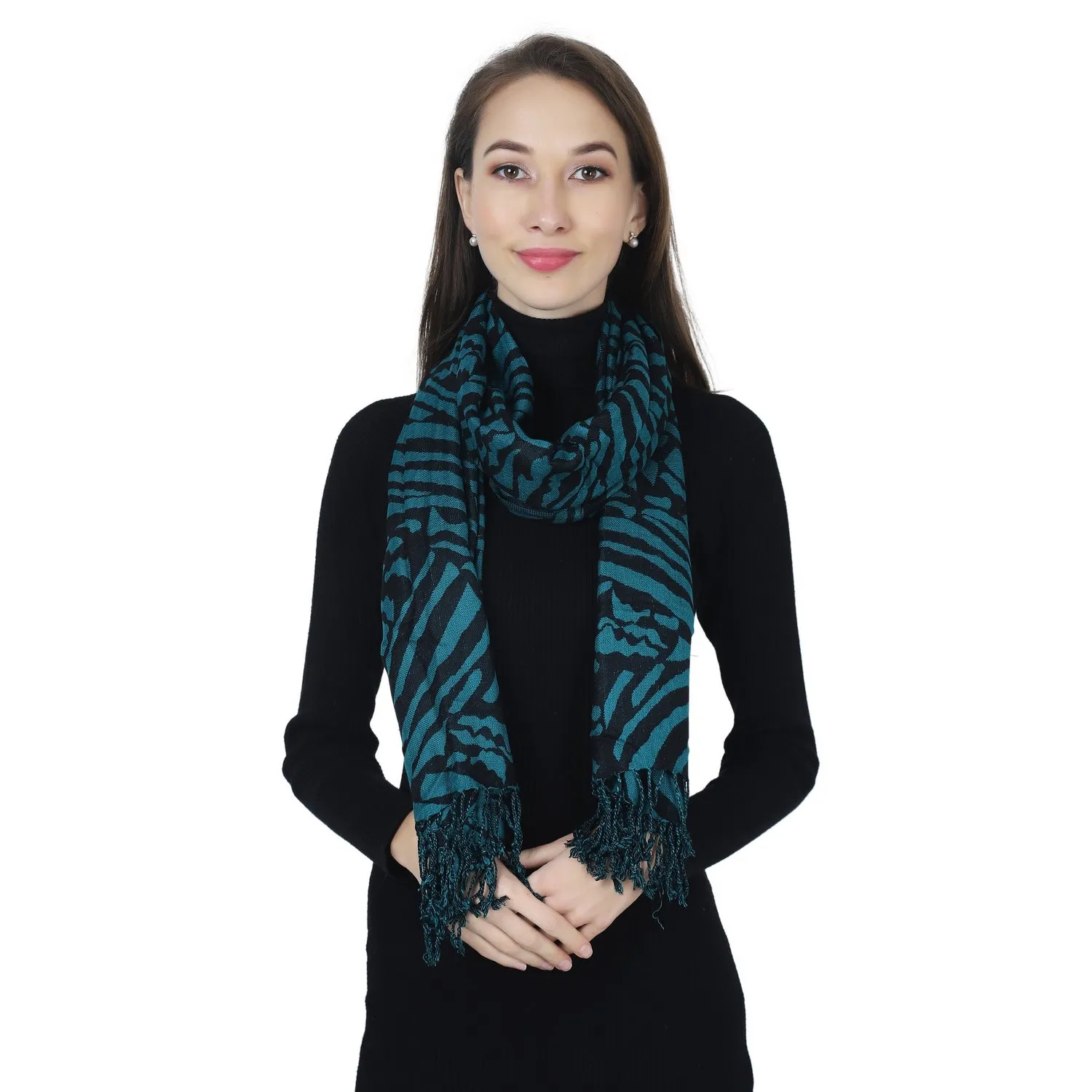 Green Python Elegance Scarf