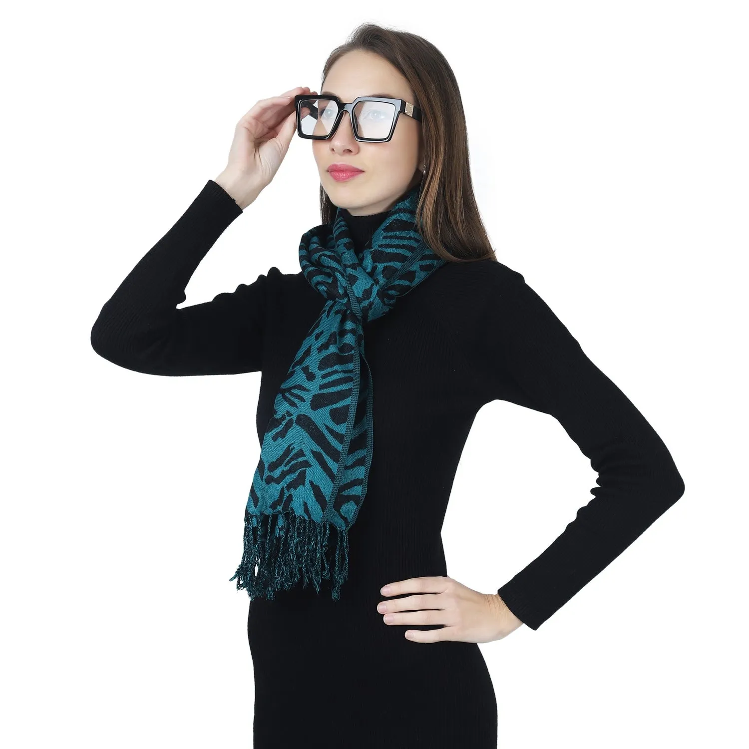 Green Python Elegance Scarf