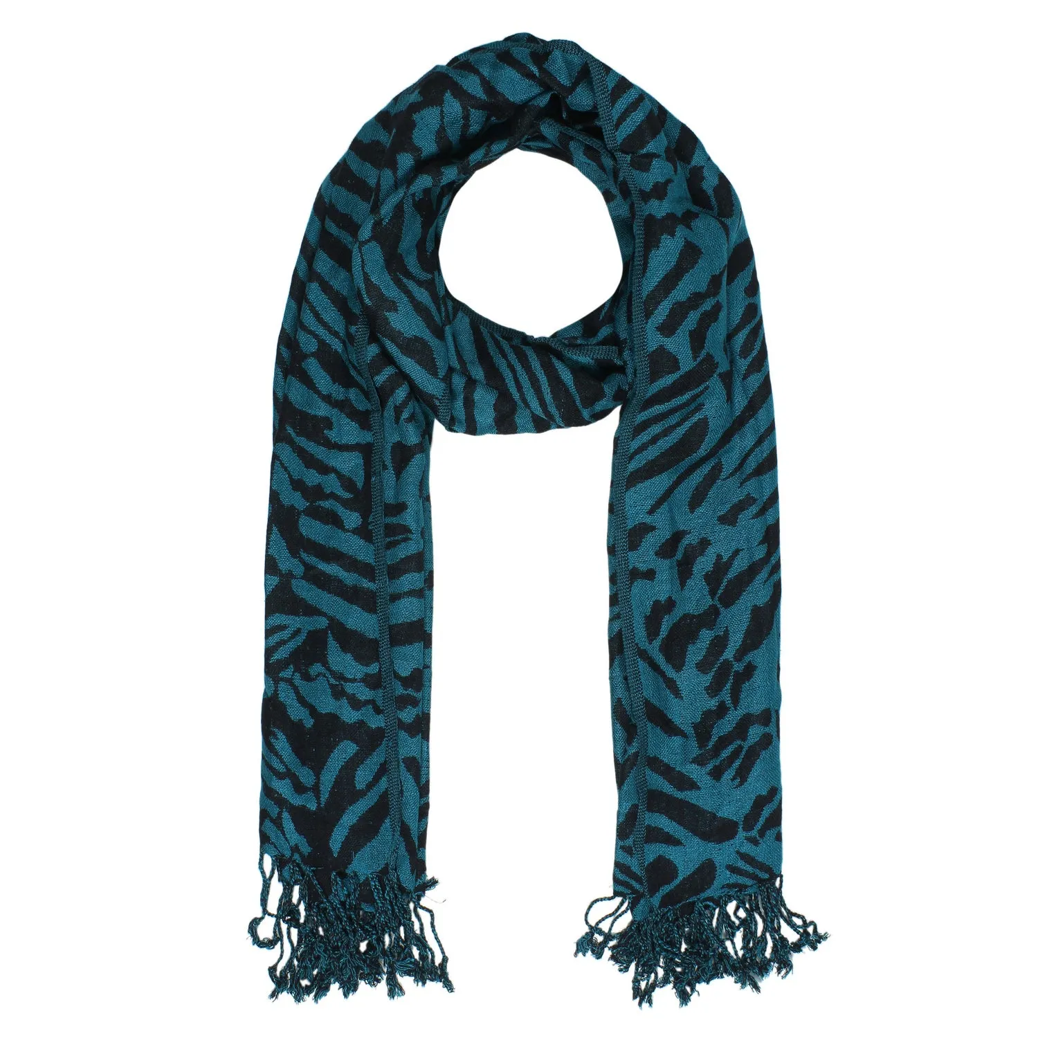 Green Python Elegance Scarf