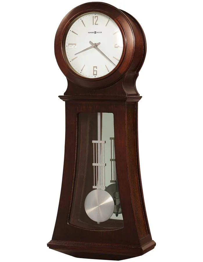 Howard Miller Gerhard Pendulum Wall Clock - Chocolate Finish - Triple Chime