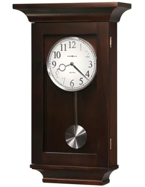 Howard Miller Gerrit Pendulum Wall Clock - Key Wound - Dual Chime