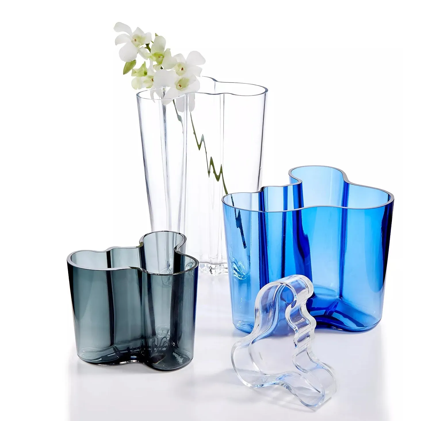 Iittala Alvar Aalto Collection Glass Vase, 160mm