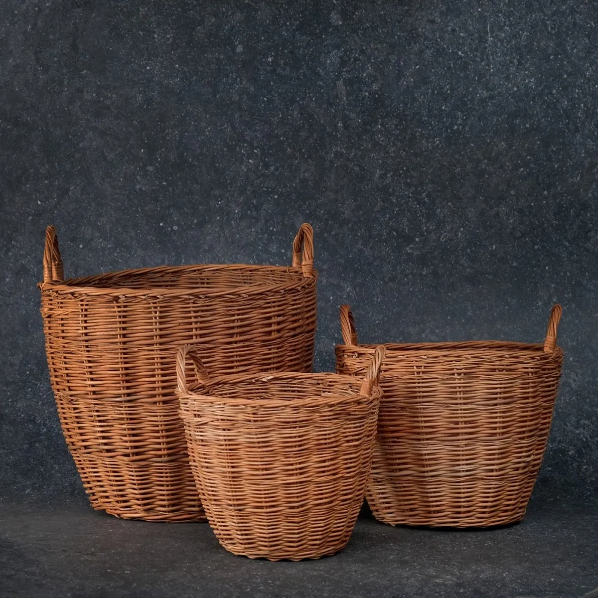 Indoor Planter Made of Wicker From Kashmir - Large