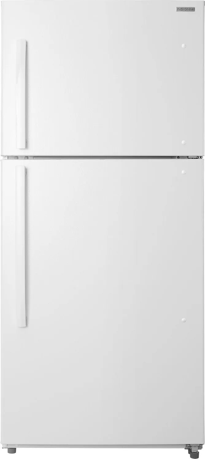 Insignia™ NS-RTM18WHD2 18 Cu. Ft. Freestanding Top-Freezer Refrigerator: White