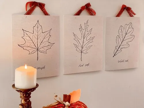 Leaf Sketch Prints