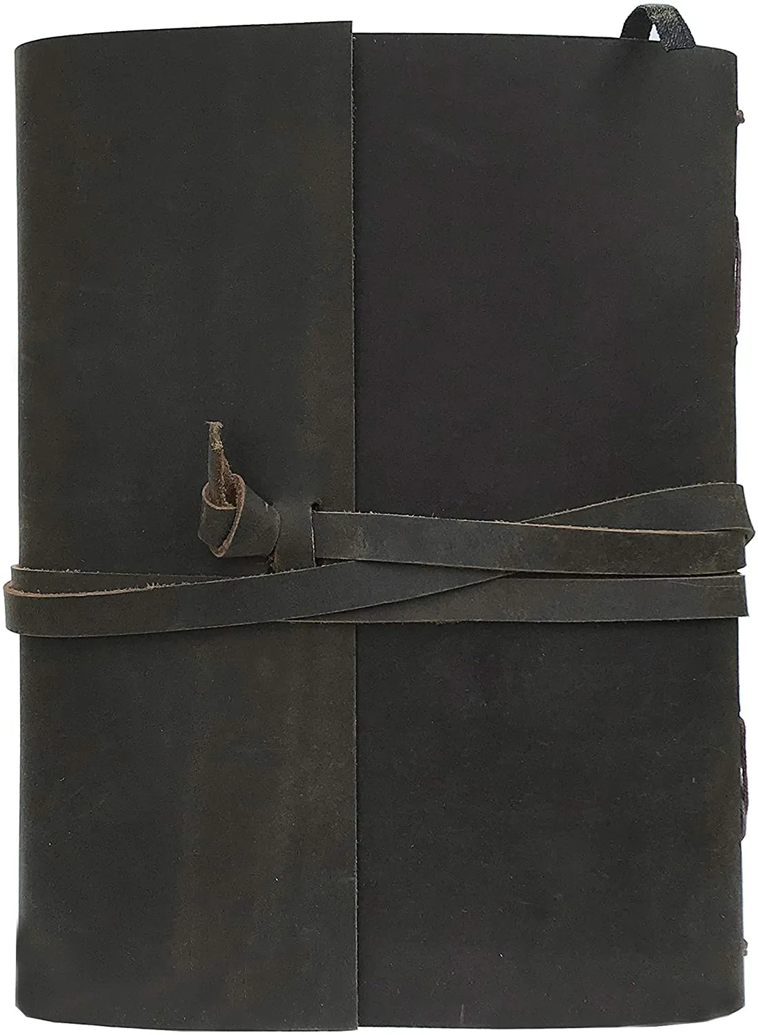 Leather Journal Writing Notebook Dark Brown