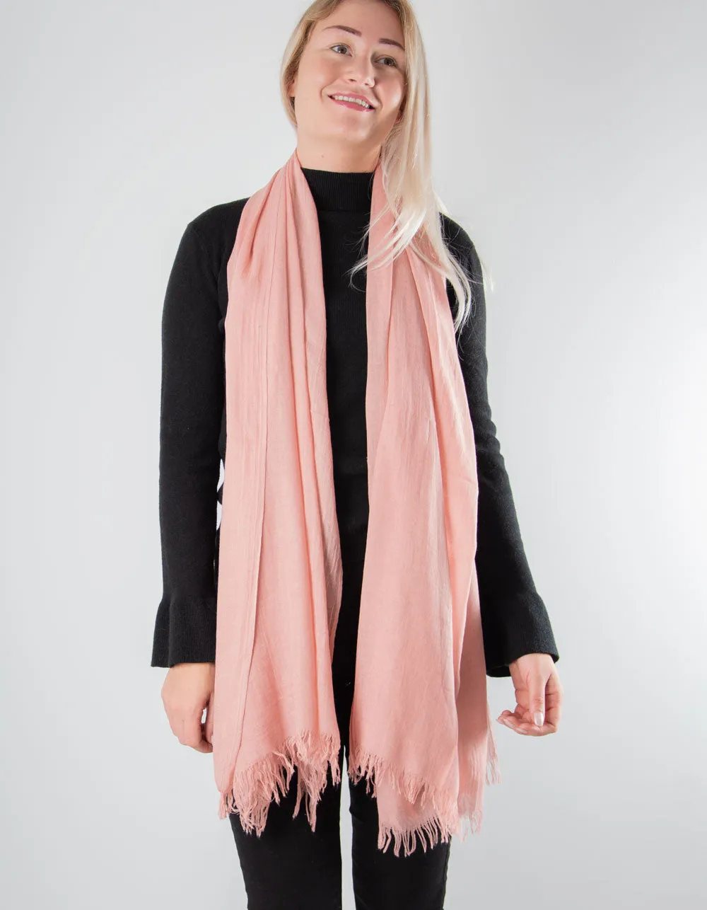 Lightweight Scarf Pashmina | Dusky Pink