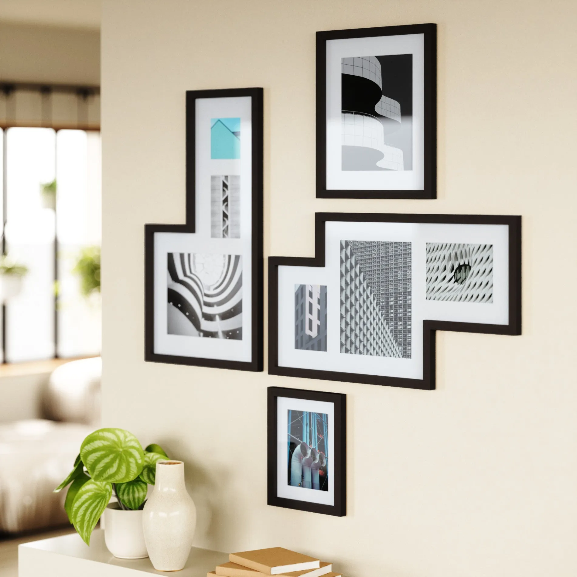 Mingle Wall Picture Frames, Set of 4