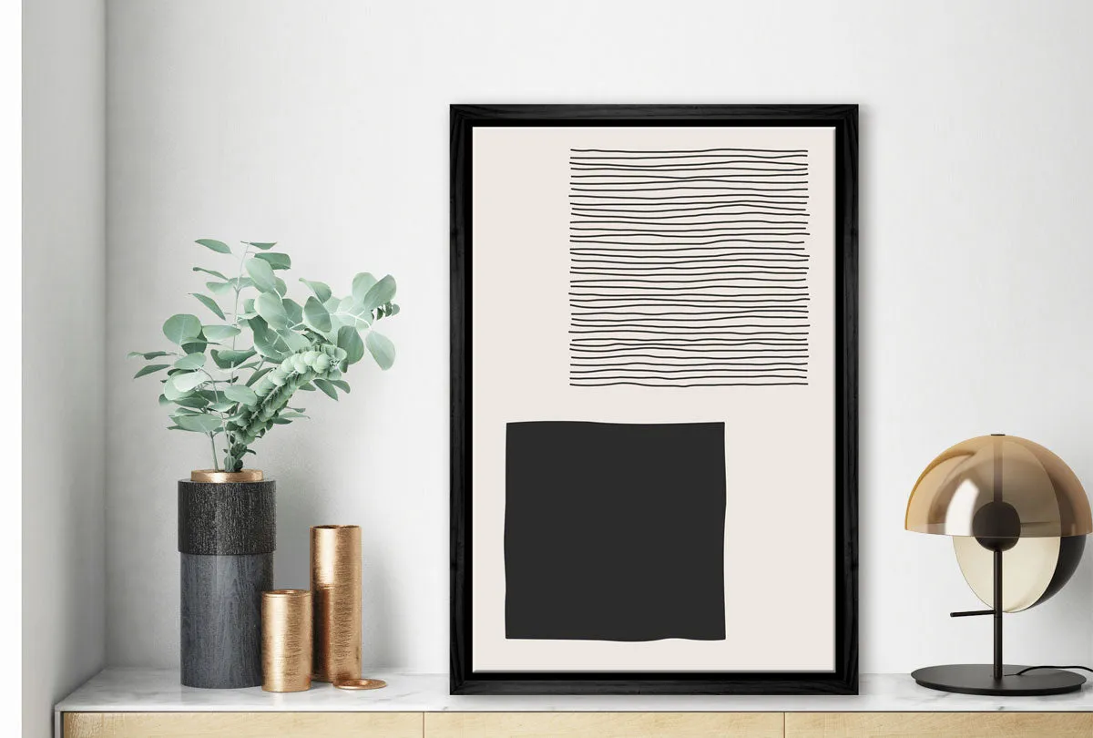 Minimalist Abstract 14B | Abstract Wall Art Print