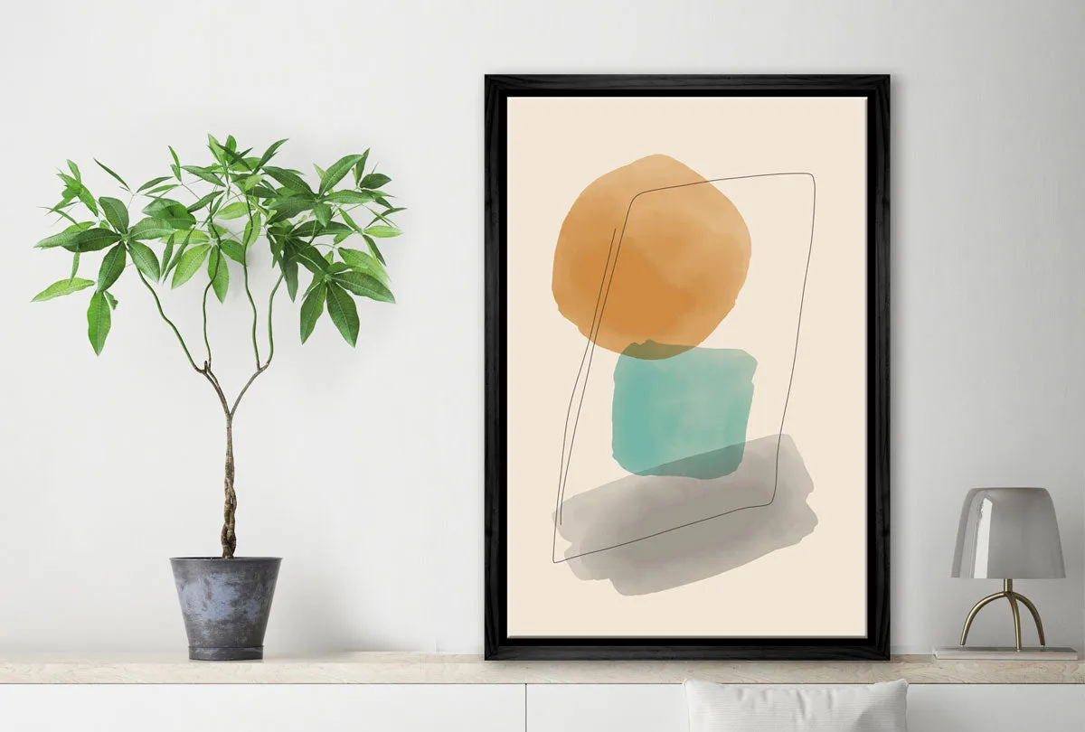 Minimalist Abstract 4B | Abstract Wall Art Print