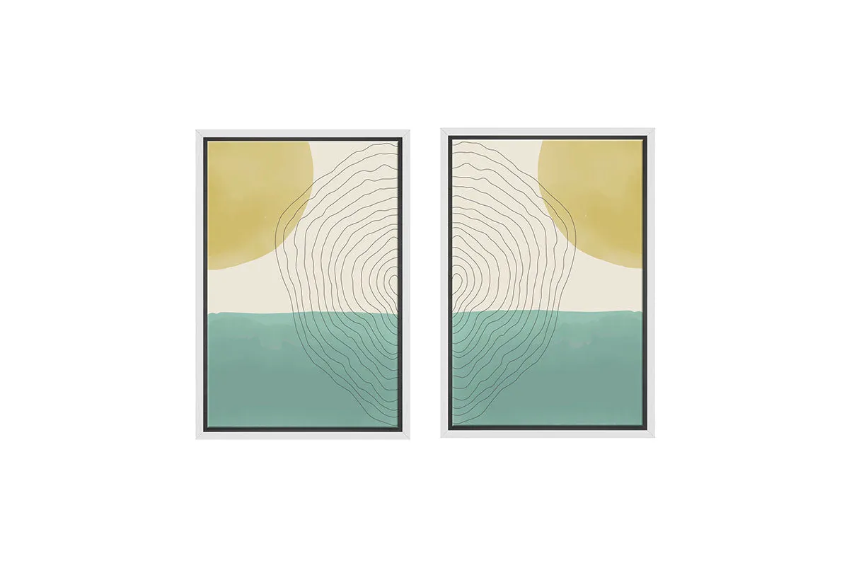 Minimalist Abstract Set 10AB | Abstract Wall Art Print