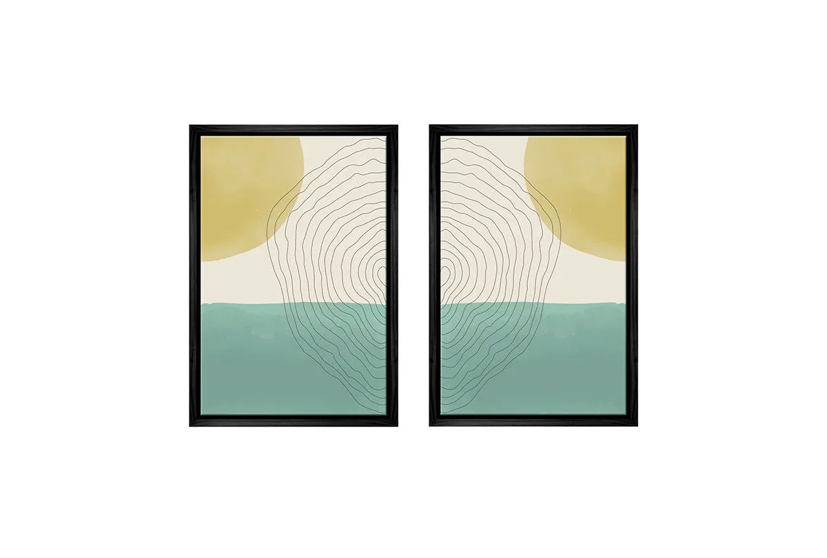 Minimalist Abstract Set 10AB | Abstract Wall Art Print