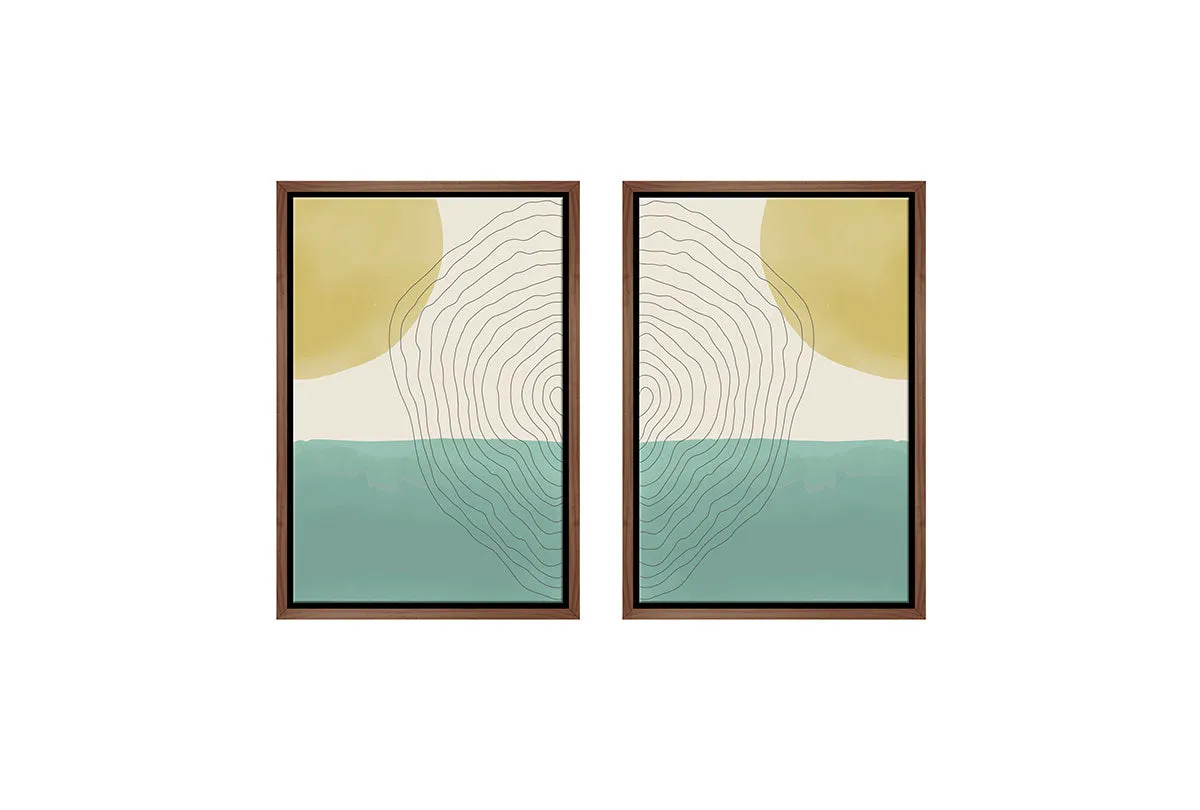 Minimalist Abstract Set 10AB | Abstract Wall Art Print