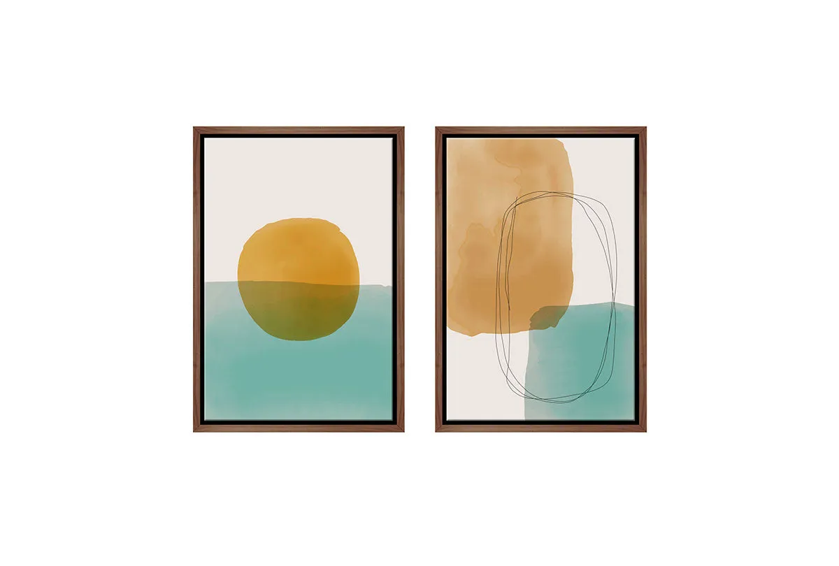 Minimalist Abstract Set 9AB | Abstract Wall Art Print