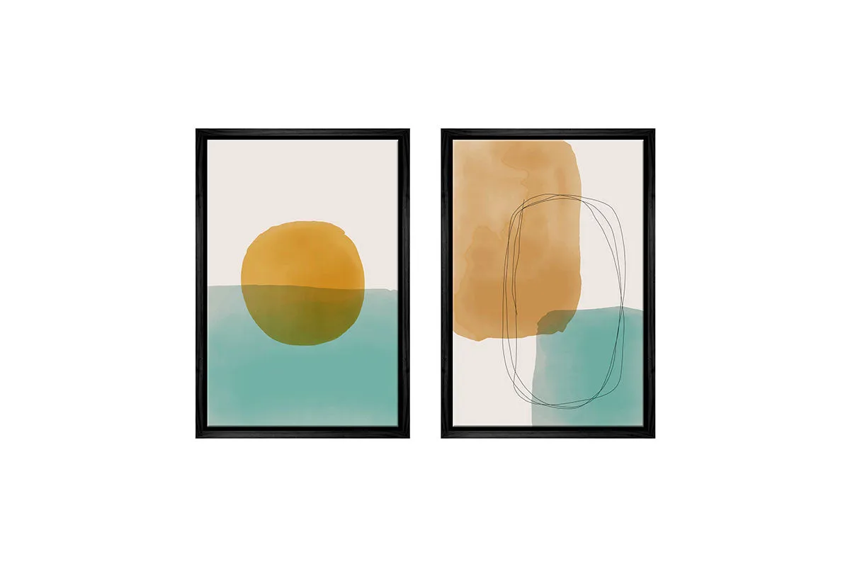 Minimalist Abstract Set 9AB | Abstract Wall Art Print