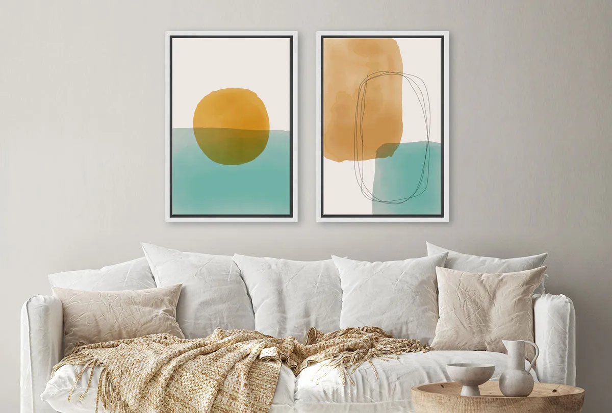 Minimalist Abstract Set 9AB | Abstract Wall Art Print