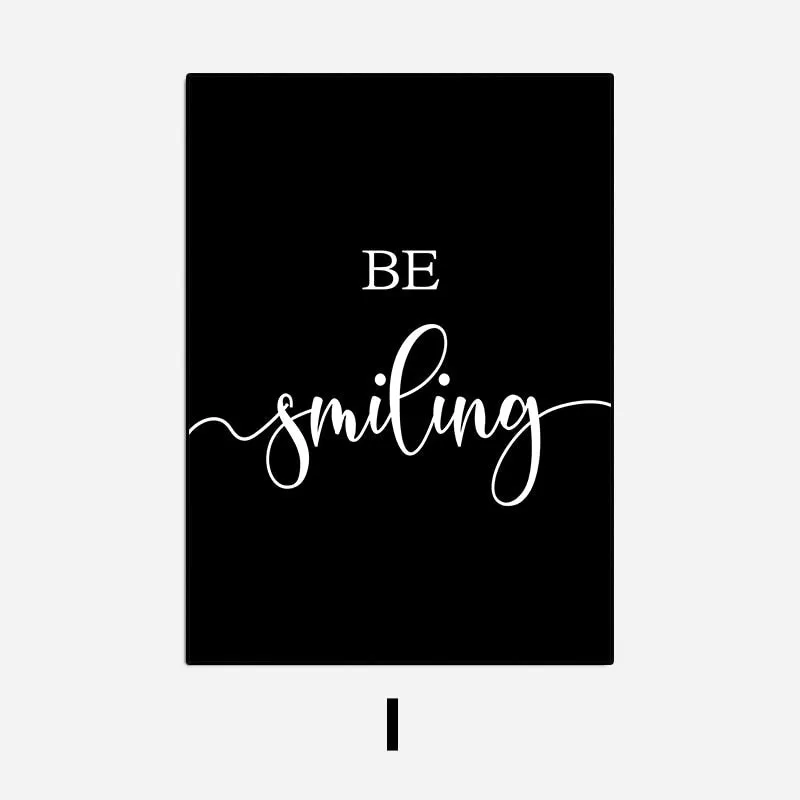 Minimalist Inspiring Quotations Posters Black & White Wall Art Fine Art Canvas Prints Motivational Pictures For Home Office Daily Mantra Signage